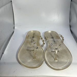 Katy Perry NWOT Women’s Geli Clear Sandals size 7 in excellent condition